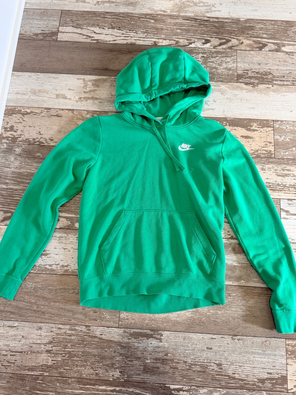 Nike Green Women's Hooded Pullover Sweatshirt Size XS